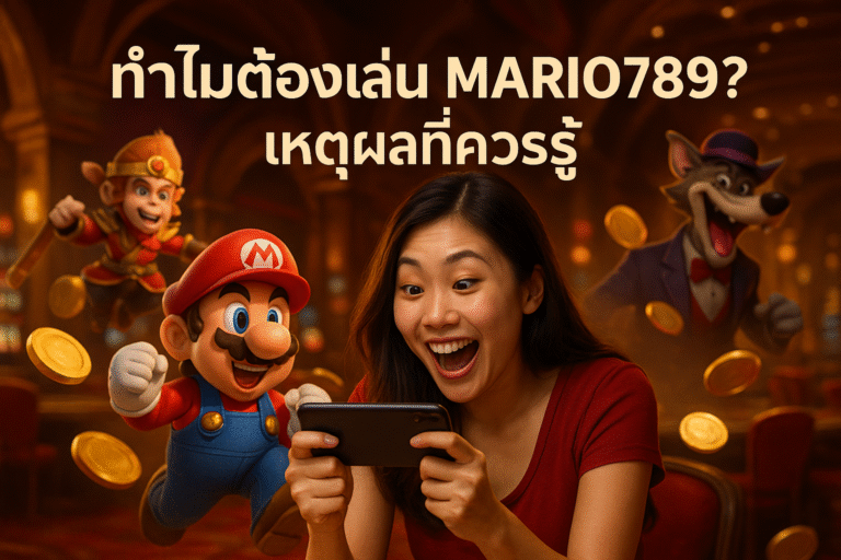 ทำไมต้องเล่น MARIO789? เหตุผลที่ควรรู้
