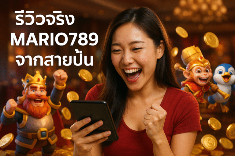 รีวิวจริงเว็บตรงสล็อต MARIO789 จากสายปั่น