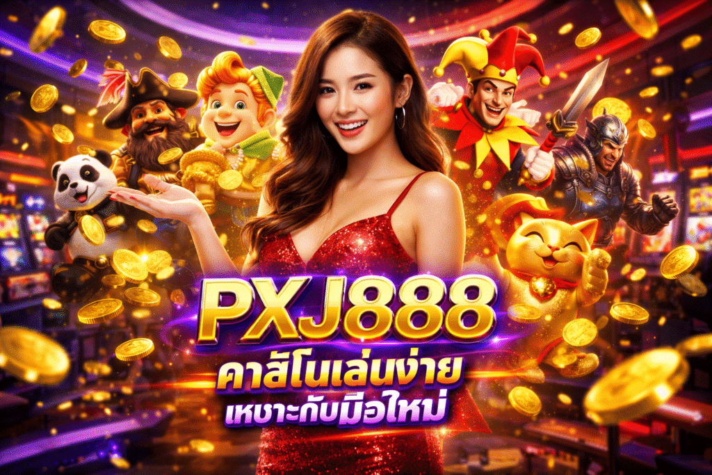 PXJ888 คาสิโนเล่นง่าย เหมาะกับมือใหม่