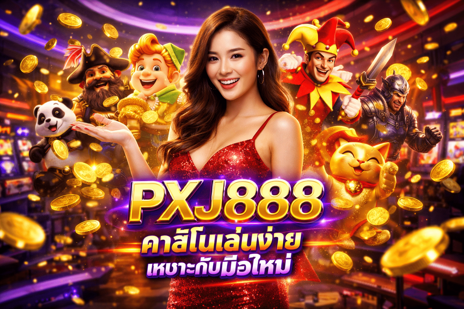 PXJ888 คาสิโนเล่นง่าย เหมาะกับมือใหม่