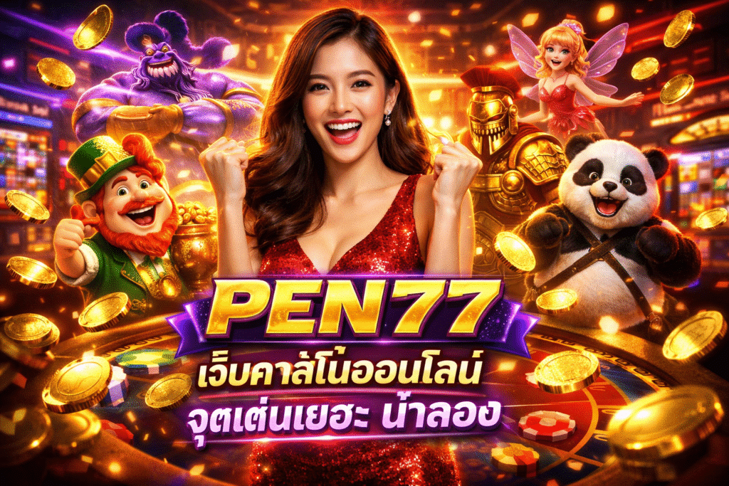 PEN77 เว็บคาสิโนออนไลน์ จุดเด่นเยอะ น่าลอง