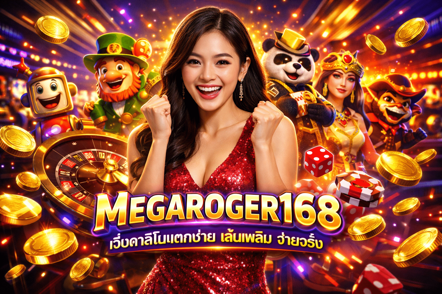 MEGAROGER168 เว็บคาสิโนแตกง่าย เล่นเพลิน จ่ายจริง
